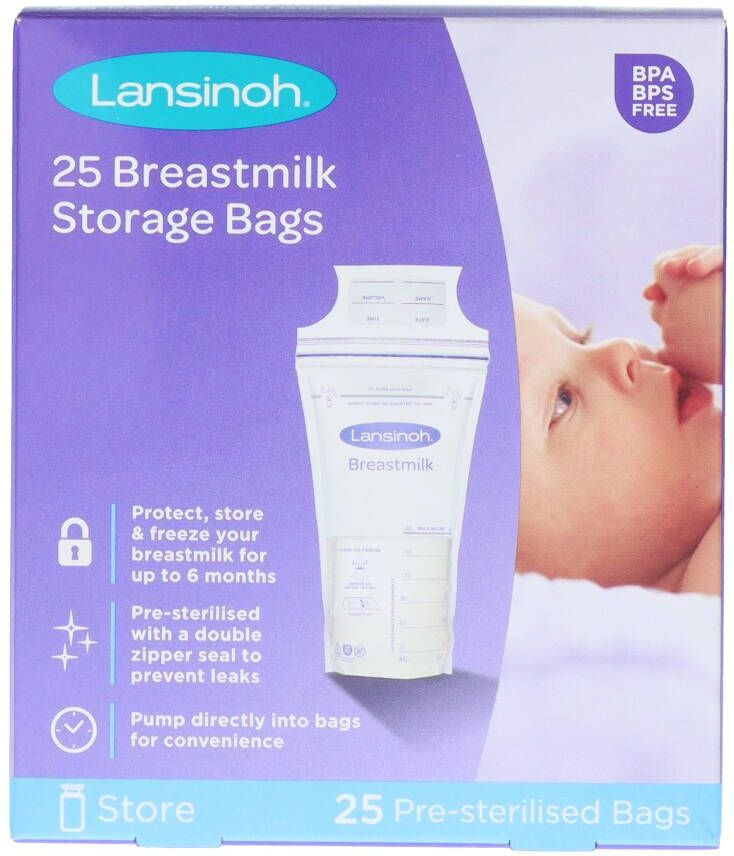 Lansinoh 25 Breastmilk Storage Bags