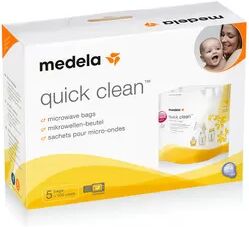 Medela Quick Clean mikrobølgeovnsposer - 5 stk