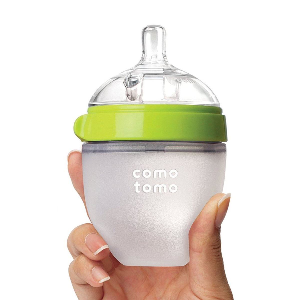 Comotomo Natural Feel Tåteflaske, 150ml Grønn