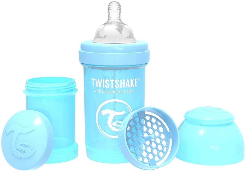 Twistshake Tåteflaske, Anti-Colic 180ml, Pastel Blå