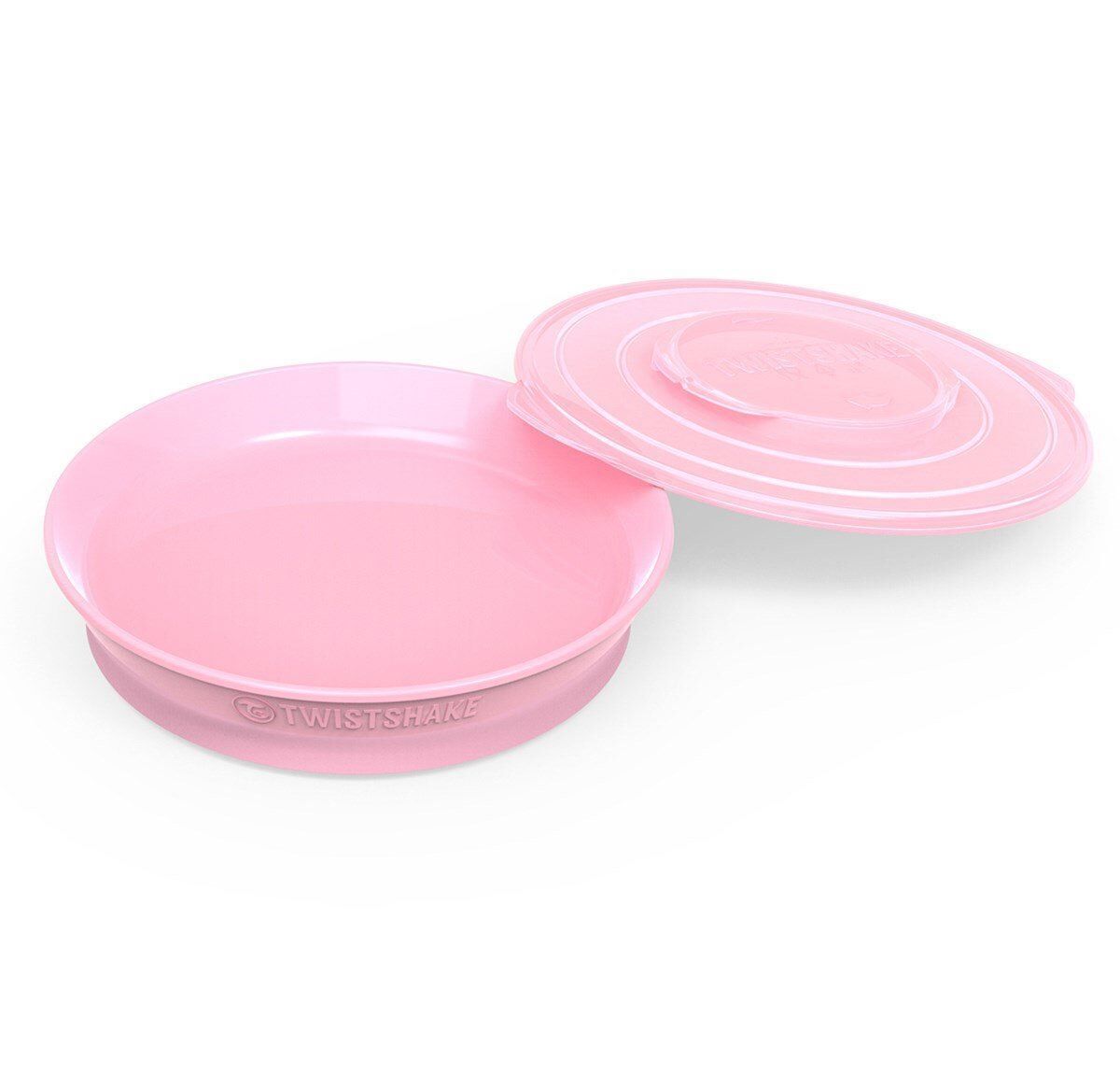 Twistshake Plate 6+m Pastel Pink