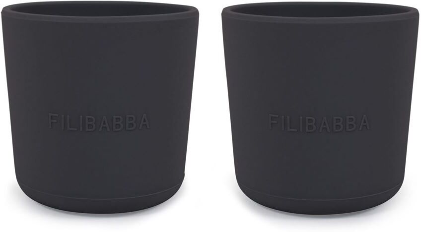 FILIBABBA Silikon Kopper 2pk - Stone Grey