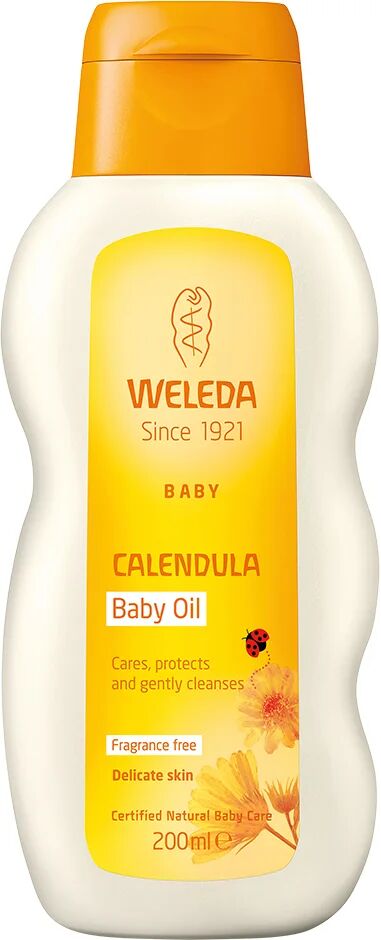 Weleda Calendula Baby Oil, 200 ml Weleda Hudkrem for barn