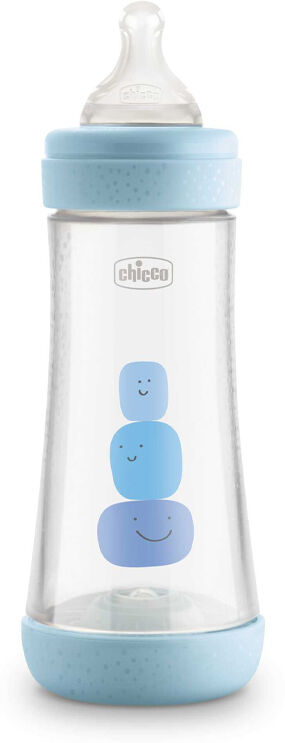 Chicco Biberão Perfect5 Fluxo Rápido 4m+ 300ml Azul