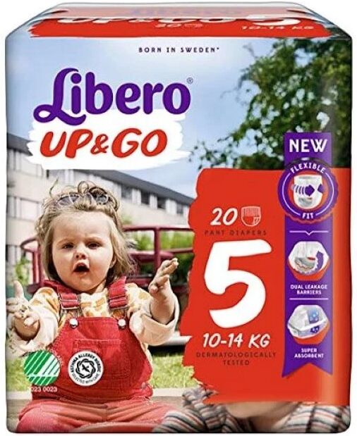 LIBERO UP&GO; 5  20Fraldas PACK 8 Unidades