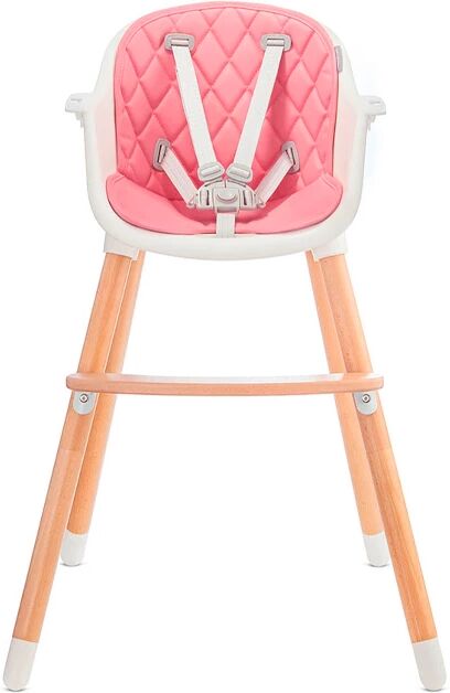 Kinderkraft Cadeira Alta 2em1 SIENNA 6m+ Rosa