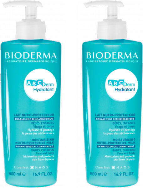 Bioderma ABCDerm Duo Leite Hidratante Preço Especial 2x500ml