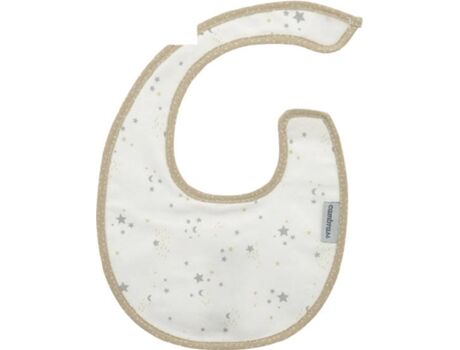 Cambrass Babete com Velcro Sky Céu Estrela Bege (16x19 cm)