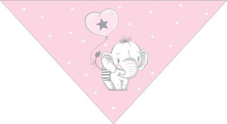 Pekebaby Doudou Elefante Rosa