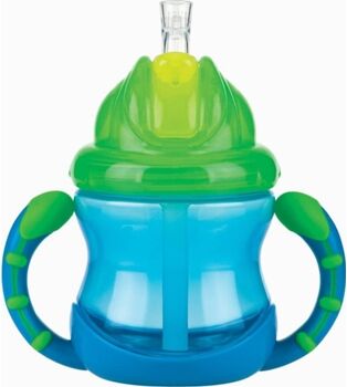 Nuby Copo de Aprendizagem com Palha 240 ml (12m+)