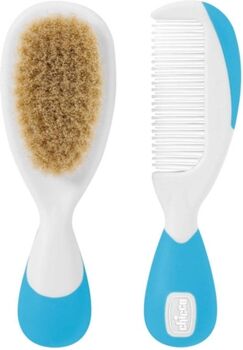 Chicco Escovas de cabelo para bebé Brush and Comb - Light Blue