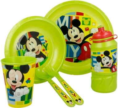 Mickey Mouse Conjunto de Cozinha MOU62211-50-U Verde (Plástico)