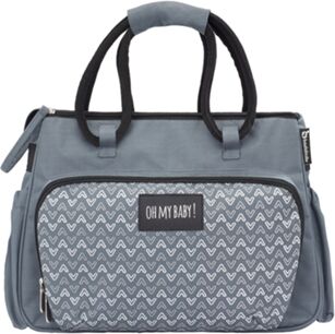 Badabulle Saco de Passeio Boho Cinza (33x6,5x42)