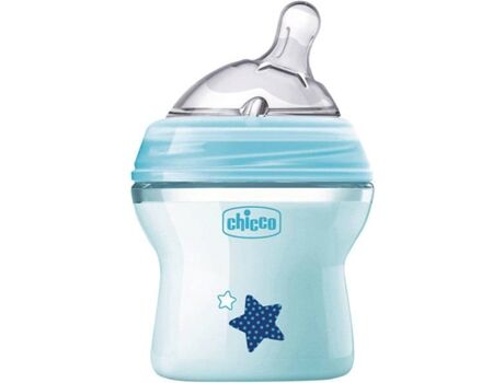 Philips Biberão Silicone CHICCO Well-Being+ 0 Meses Azul (150 ml)