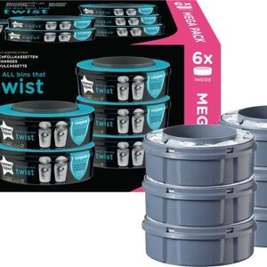 Tommee Tippee Sangenic Twist & Click Refill 6-pack