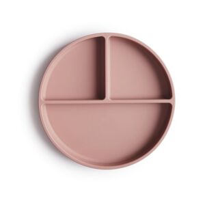 Mushie Silikontallrik Blush