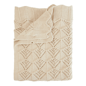 BIBS Knitted Blanket Wavy Ivory