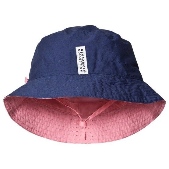 Geggamoja Vändbar Solhatt Navy/pink 24 0-4 månader