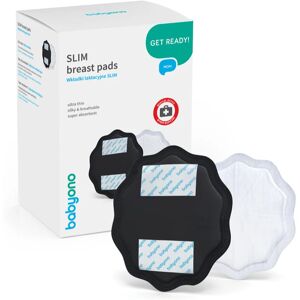 BabyOno Get Ready Breast Pads breast pads Black 24 pc