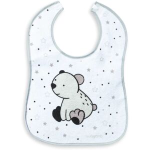 BabyOno Be Active I Can Almost Feed Myself baby bib Grey 9 m+ 1 pc