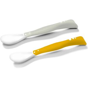 BabyOno Be Active Flexible Spoons spoon Grey/Yellow 2 pc