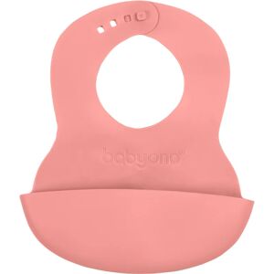 BabyOno Be Active Soft Bib baby bib Pink 6 m+ 1 pc