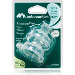 Bebeconfort Emotion Physio Thick Feed baby bottle teat 6 m+ 2 pc