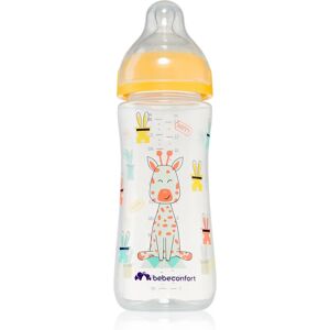 Bebeconfort Emotion Yellow baby bottle Giraffe 6 m+ 360 ml