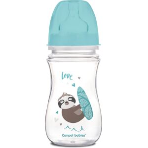 Canpol babies Exotic Animals baby bottle Blue 240 ml