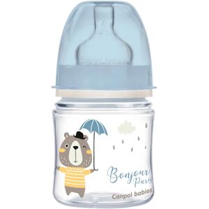 Canpol babies Bonjour Paris baby bottle 0m+ Blue 120 ml