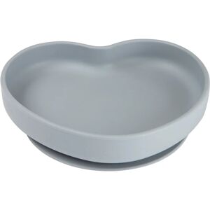 canpol babies Heart plate with suction cup Grey 1 pc
