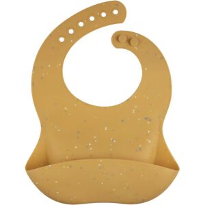 Canpol babies Dots baby bib Yellow 1 pc