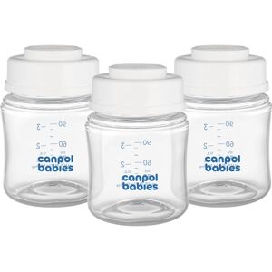 Canpol babies Bottle Set bottle for breast milk storage 0 m+ 3x120 ml