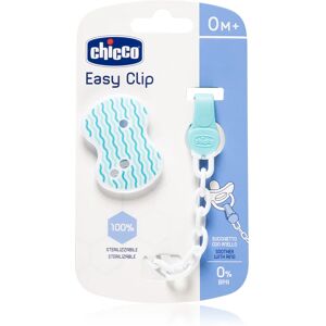 Chicco Easy Clip dummy chain 0m+ Blue 1 pc