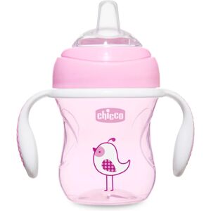 Chicco Transition training cup with handles 4m+ Pink 200 ml