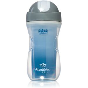 Chicco Sport Blue thermos mug with straw 14m+ 266 ml