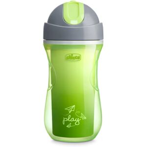 Chicco Sport Cup cup with straw Green 12 m+ 266 ml