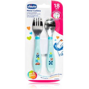 Chicco Metal Cutlery dinnerware set 18m+ Blue