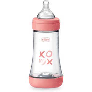 Chicco Perfect 5 baby bottle 2 m+ Medium Flow Pink 240 ml