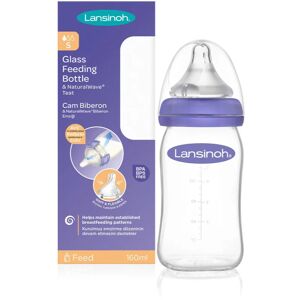 Lansinoh NaturalWave Glass baby bottle Slow 160 ml