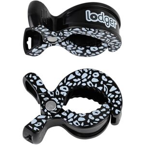 Lodger Swaddle Clip multi-purpose clip Black-Dot 2 pc