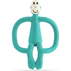 Matchstick Monkey Teething Toy and Gel Applicator chew toy with 2-in-1 brush Green 1 pc