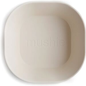 Mushie Square Dinnerware Bowl bowl Ivory 2 pc