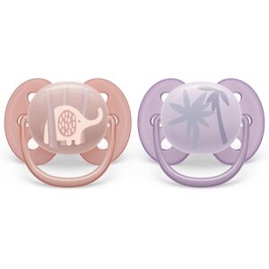 Philips Avent Ultrasoft Premium 0-6m dummy Animal Girl 2 pc