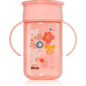 Suavinex Forest 360° training cup with handles 12 m+ Pink 340 ml