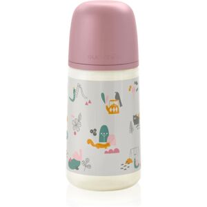 Suavinex Walk SX Pro Anatomical baby bottle 3 m+ Medium Flow - Pink 270 ml