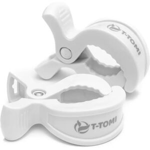 T-TOMI Clip dummy clip White 2 pc