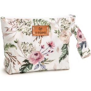 T-TOMI Small Baggie travel bag Roses 18x24 cm