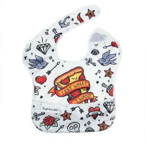 Tiny Twinkle Repeltex™ I Eat What I Want baby bib 1 pc