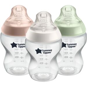 Tommee Tippee Natural Start Anti-Colic self-sterilising baby bottle Slow Flow 0m+ 3x260 ml